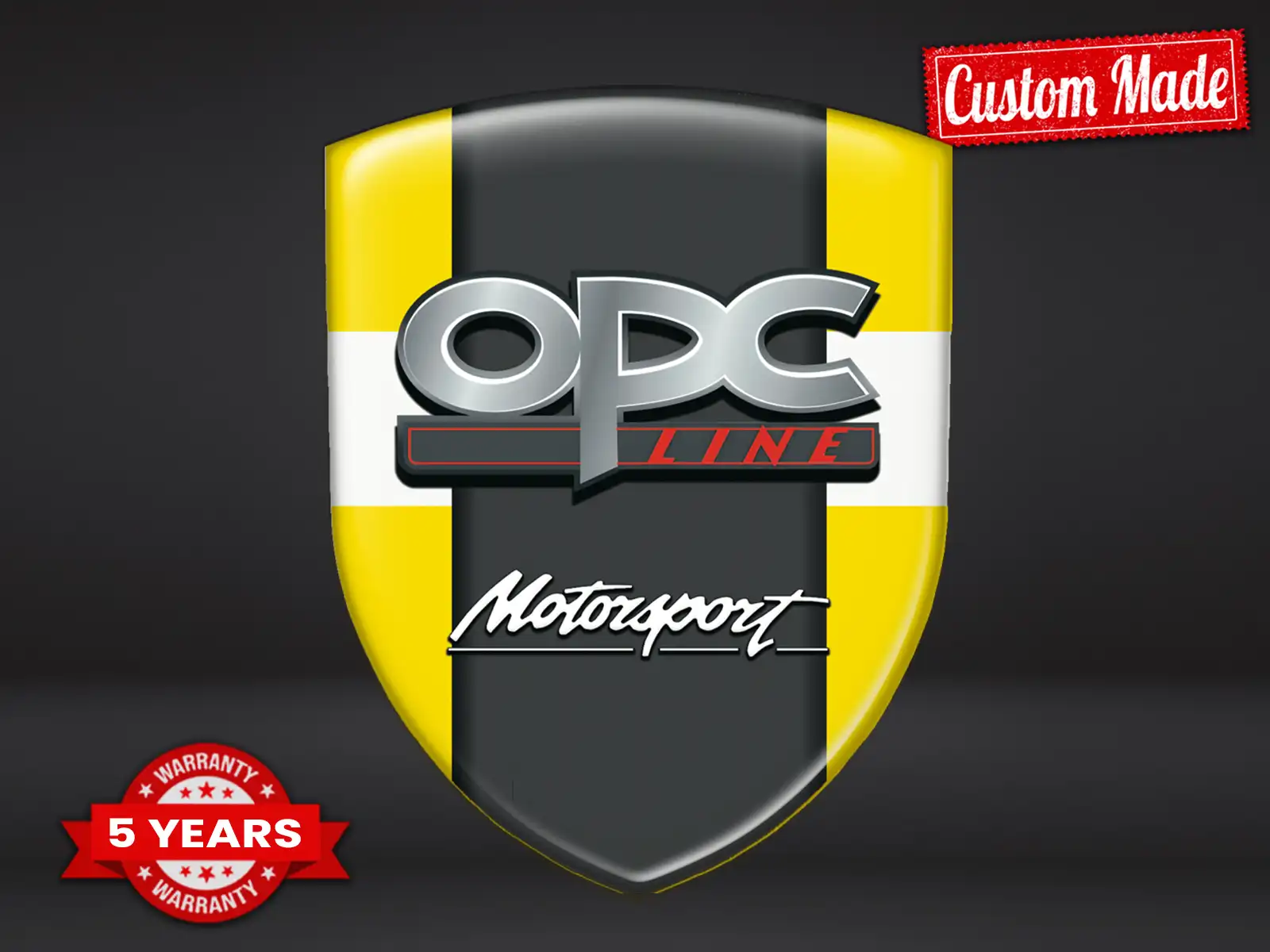 OPC Logosticker Personalisierbar Racing Exklusiv Universal